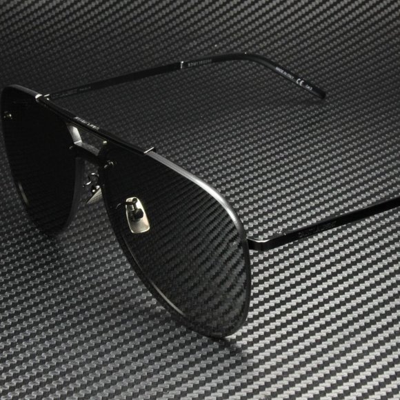 Saint Laurent Unisex Black and Silver Sunglasses! - Picture 1 of 4